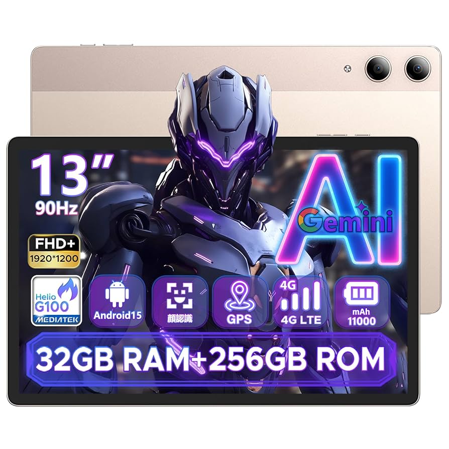 DOOGEE Tab E3 Pro タブレット 13インチ Android 15 DOOGEE Tab E3 Pro - Android 15 Smart Tablet | Large Screen +